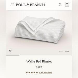 Boll & Branch Waffle Blanket - King